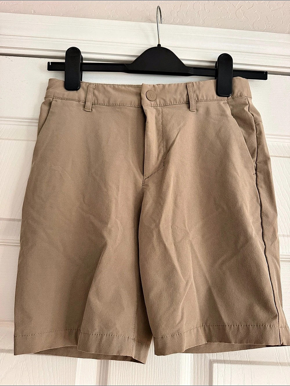 Target All In Motion boys khaki flat front golf shorts size 10